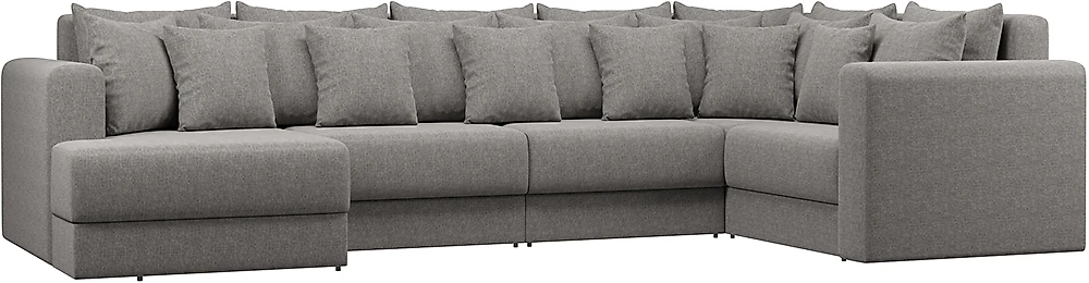Серый угловой диван Манхеттен-П Дизайн 1