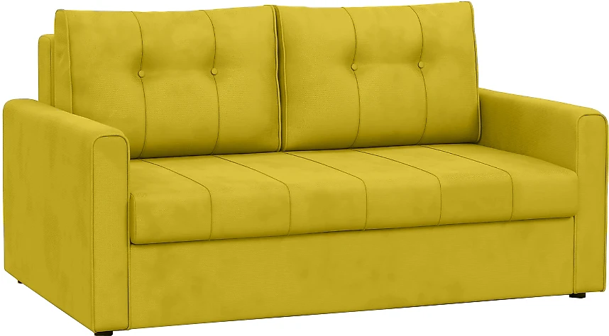Жёлтый диван аккордеон Лео Дизайн 3