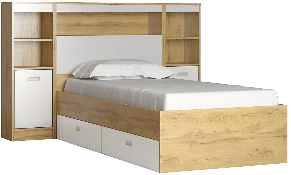 Кровать  Виктория-4-90 Дизайн-1