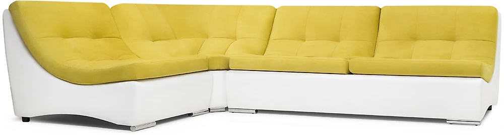 Модульный диван для школы Монреаль-2 Плюш Yellow