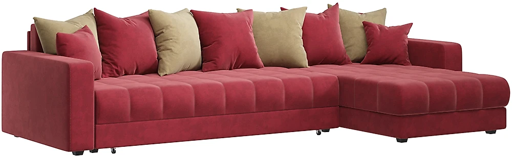 Угловой диван в восточном стиле Босс (Boss)  Rich Плюш Ред