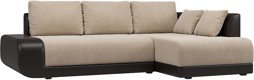 Угловой диван из велюра Нью-Йорк Лофт