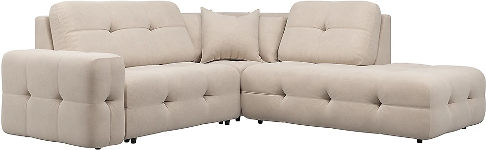 Угловой диван с креслом Спилберг-1 Крем