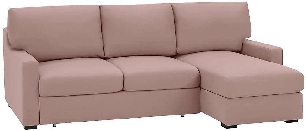 Угловой диван розовый Непал Пинк