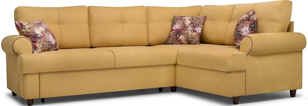 Угловой диван с ящиком для белья Мирта ТД-301