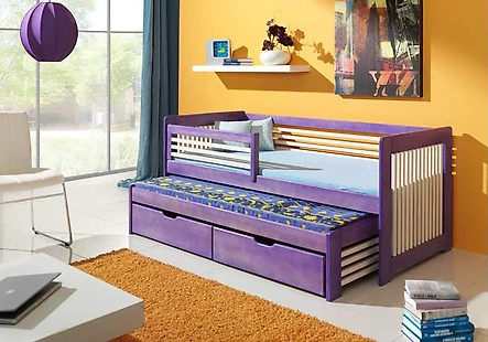 Детская кровать с ящиками для хранения Муза