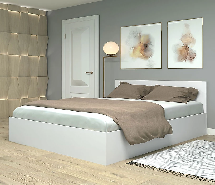 Широкая кровать Фреш КРФР-4-ПМ-1600 Дизайн-1