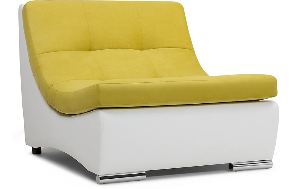  кресло для отдыха Монреаль Плюш Yellow
