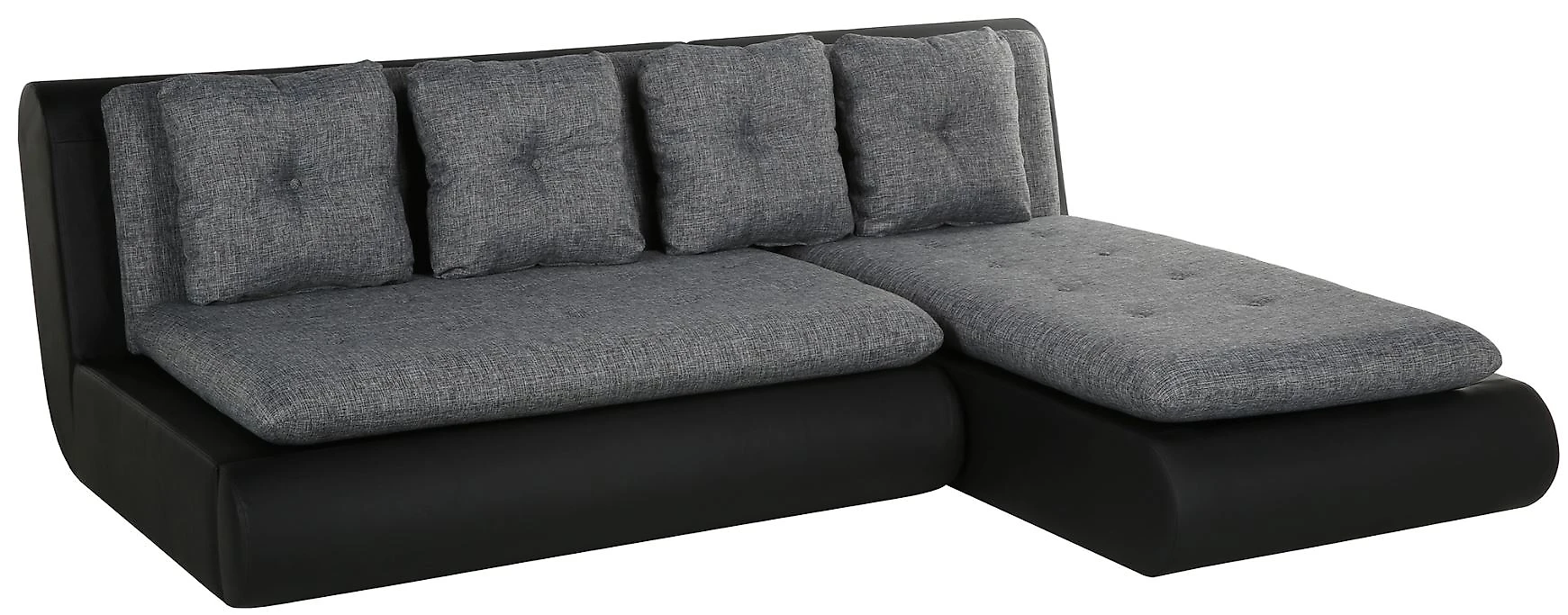 Угловой диван для спальни Кормак Мини Грей