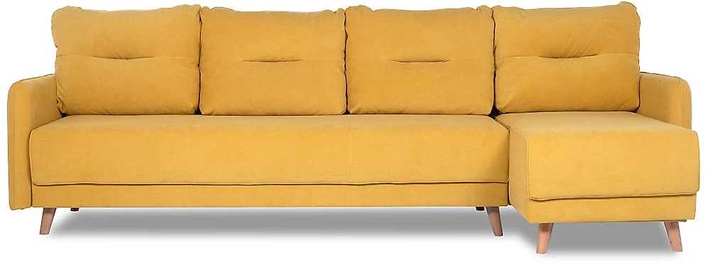 Угловой диван с независимым пружинным блоком Фолде Оттоман