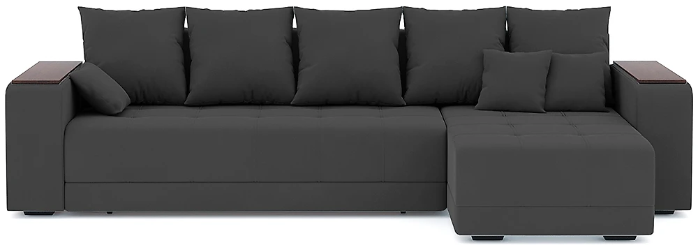 Угловой диван с независимым пружинным блоком Дубай Плюш Дизайн-4