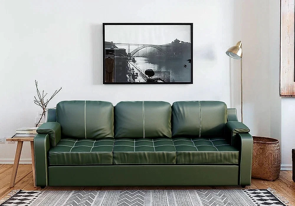 Офисный диван раскладной Берета Дизайн 2 кожаный