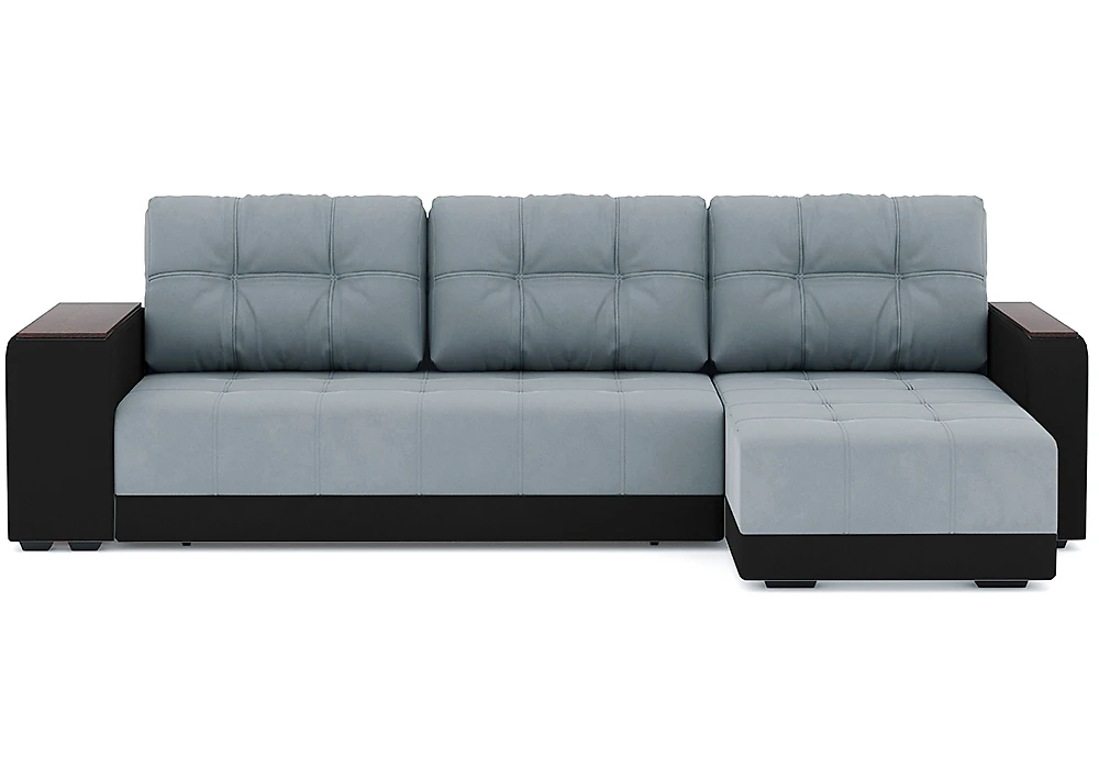 Угловой диван с независимым пружинным блоком Милан Велюр Дизайн 9