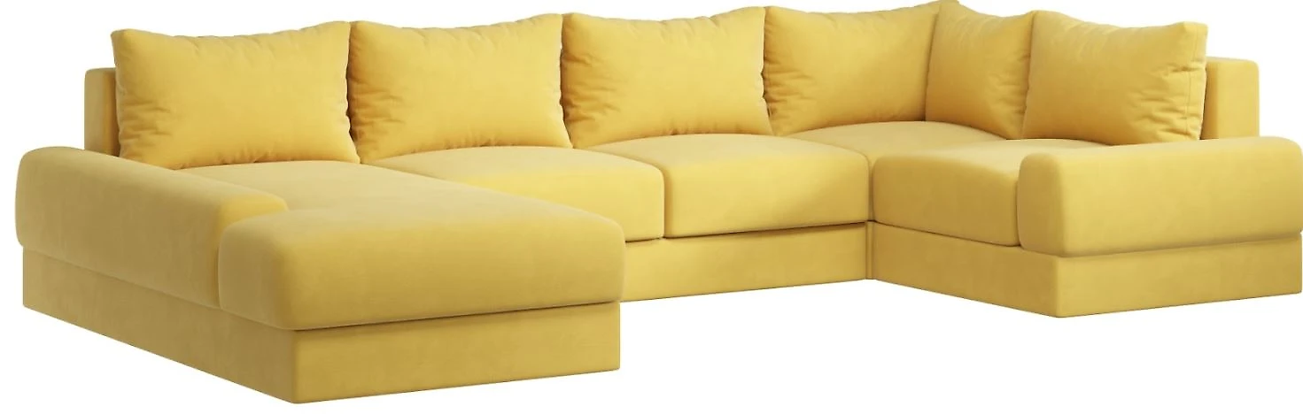 диван желтого цвета Ариети-П Дизайн 4