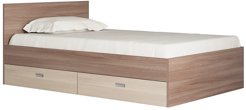 двуспальная кровать с ящиками Виктория-1-120 Дизайн-3