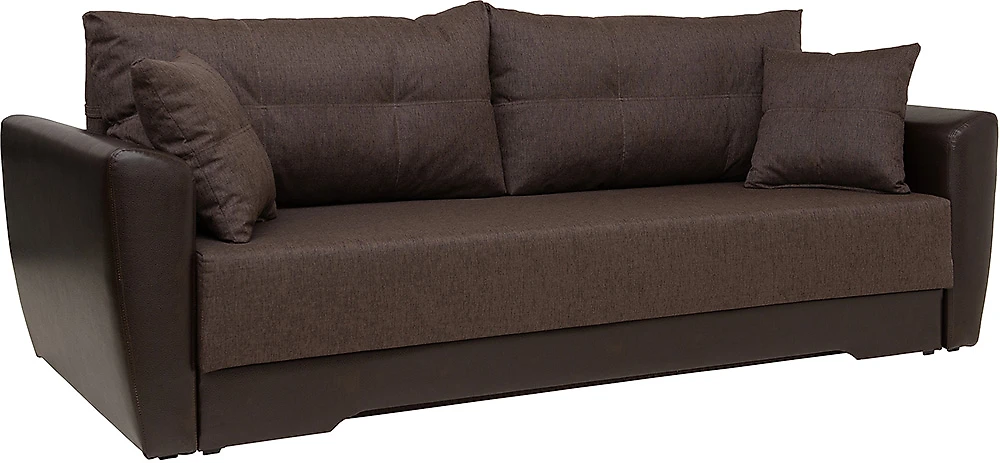 Прямой диван из рогожки Амстердам-эконом Мальта Браун