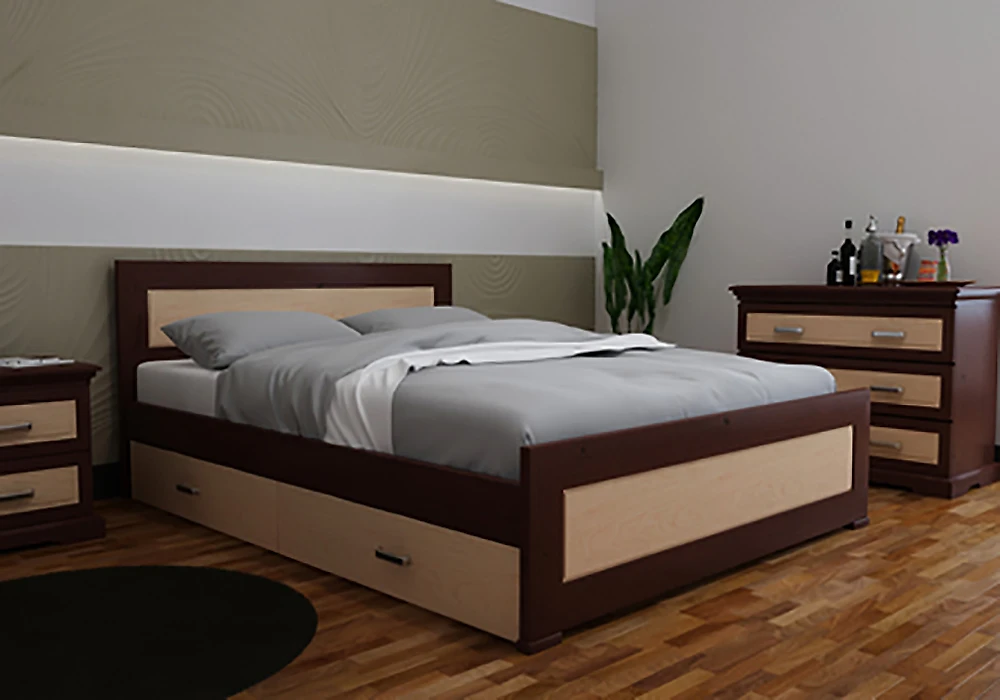 Маленькая двуспальная кровать Августина-6
