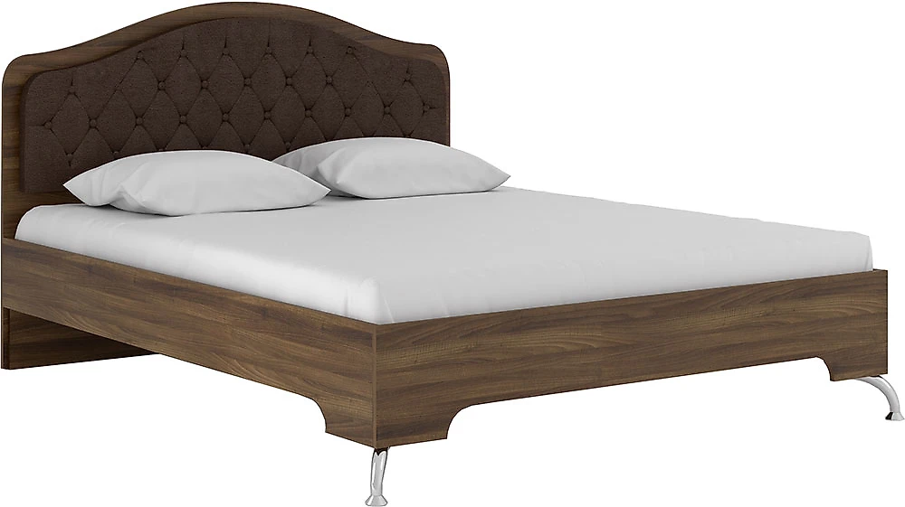 Кровать с каретной стяжкой Луиза-4 КС2 Дизайн-1