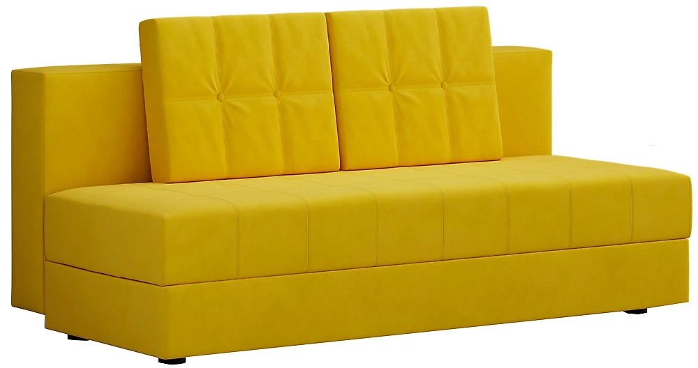 Жёлтый прямой диван Аура-6 Еллоу