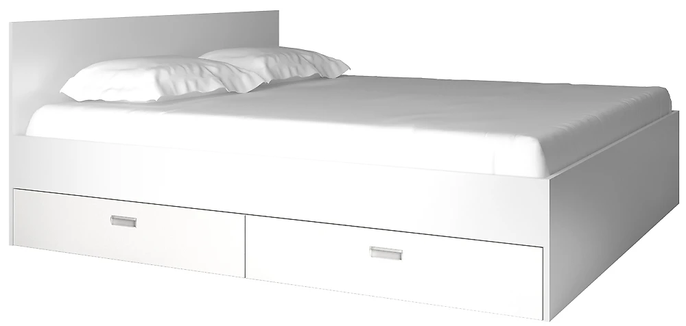 двуспальная кровать с ящиками Виктория-1-180 Дизайн-2