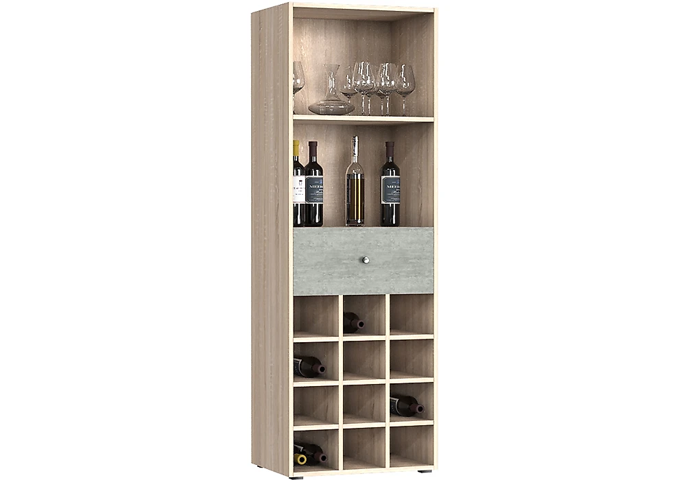 Шкаф в гостиную Дионис-1 винный