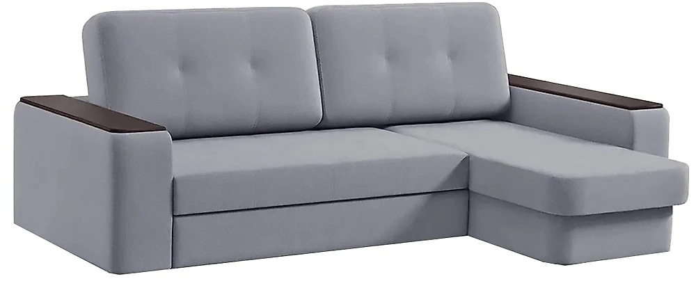 Угловой диван с правым углом Арго Грей