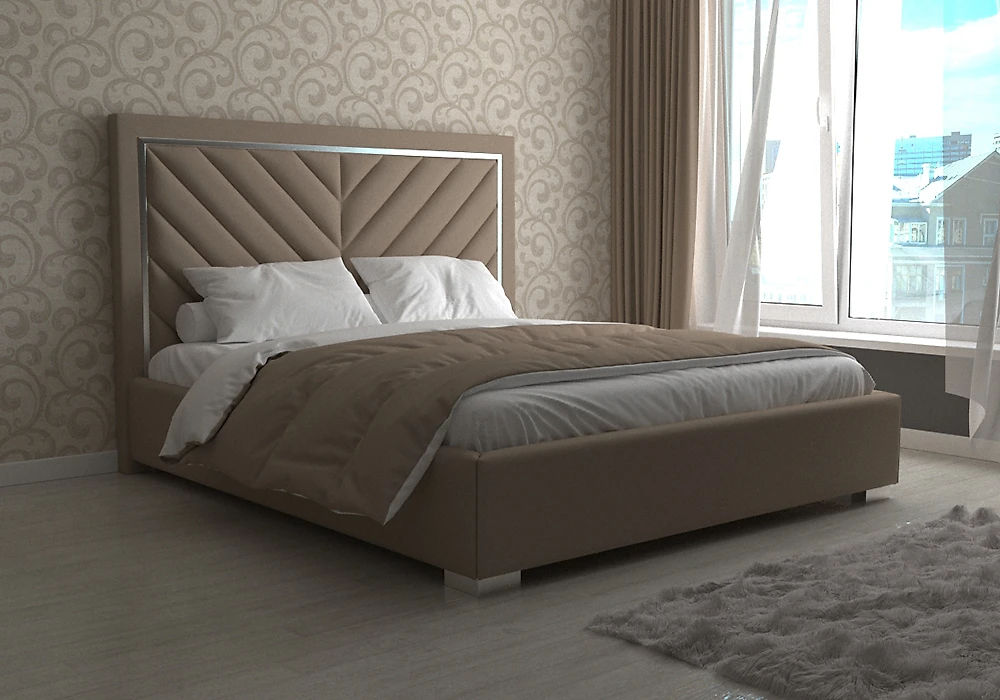 Кровать в современном стиле Джейн c мягкими панелями (без профиля)