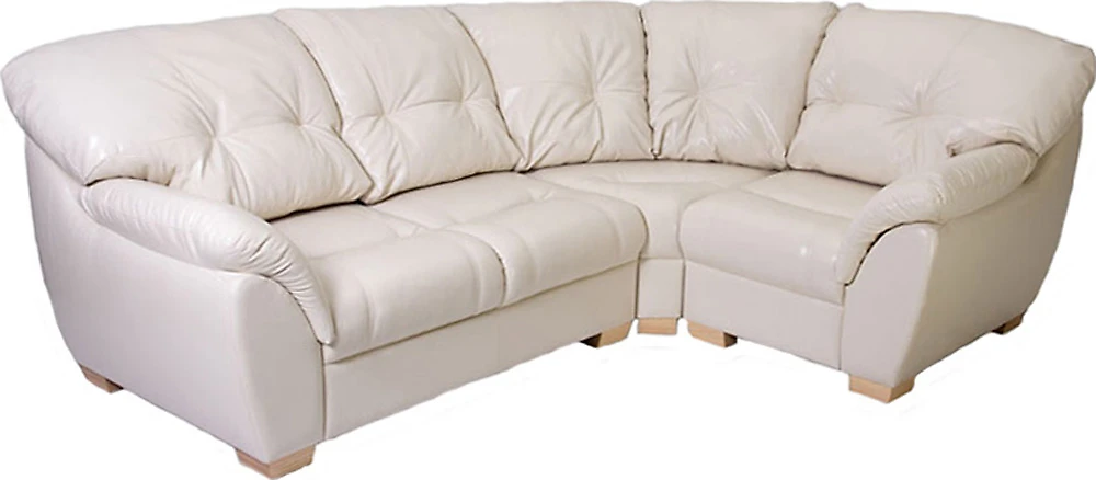 Угловой диван для офиса Честер-2 (Орион-2) Милк