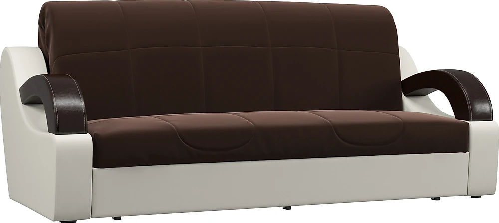 Прямой диван из велюра  Мадрид Плюш Дарк Браун