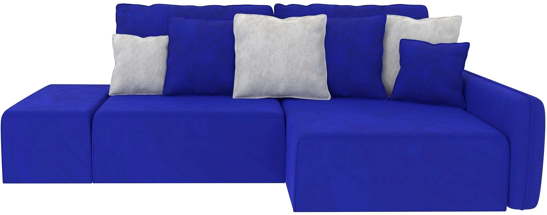 Синий диван еврокнижка Портленд Дизайн 6