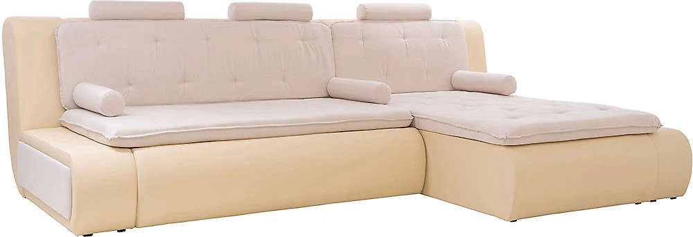 Угловой диван для ежедневного сна Кормак Алмаз Беж
