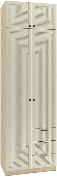 Распашной шкаф с антресолью Фараон Д-10 Дизайн-1