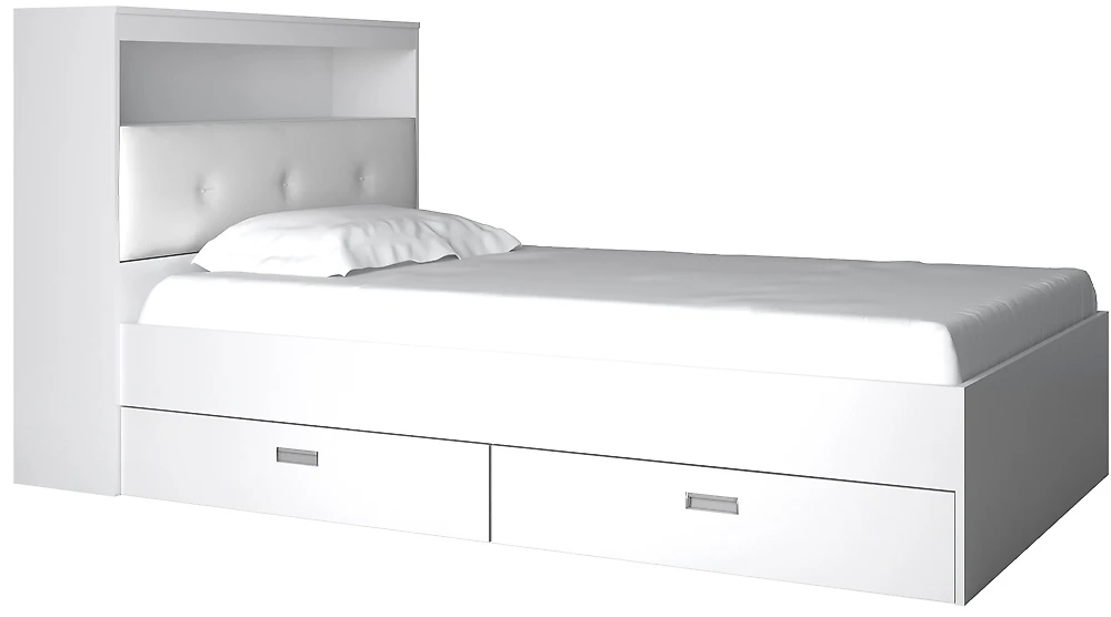 Кровать 120х200 см Виктория-3-120 Дизайн-2