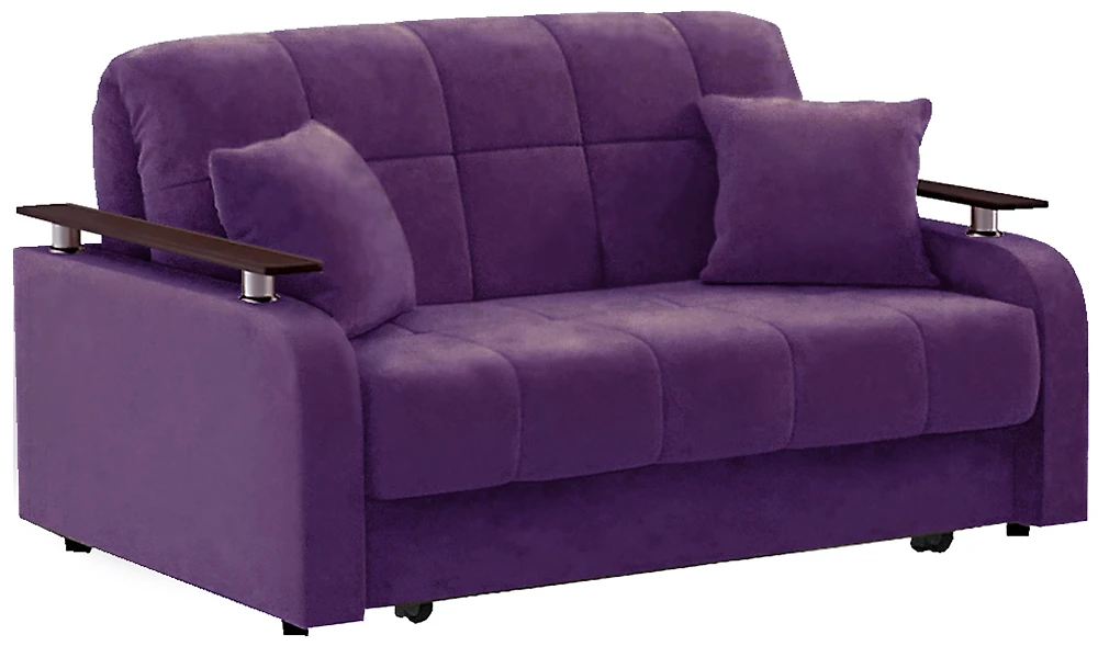 Фиолетовый диван аккордеон Карина Плюш Фиолет