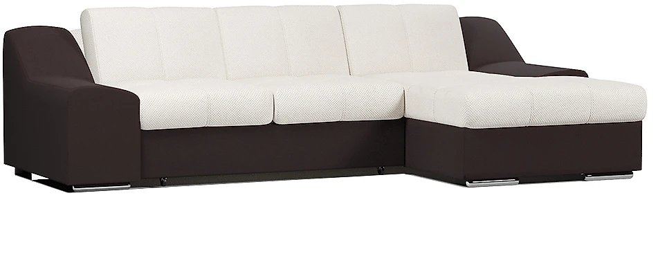 Угловой диван с ящиком для белья Чикаго Милк