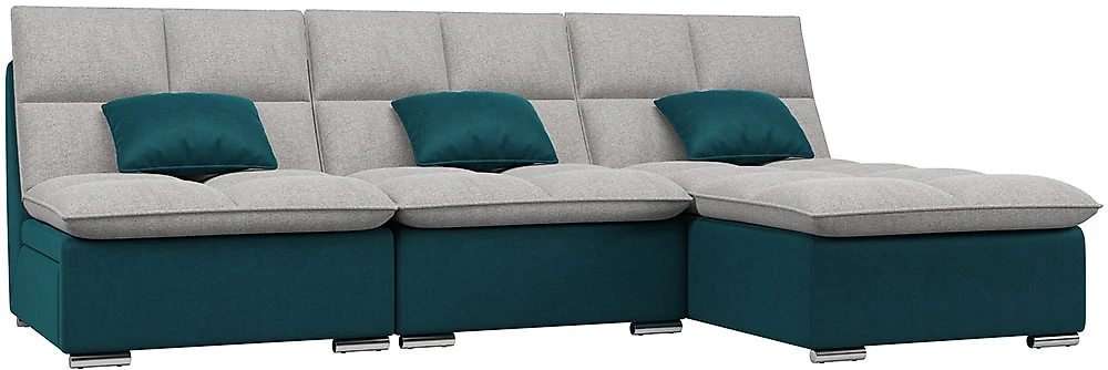 Угловой диван без подлокотников Ривьера