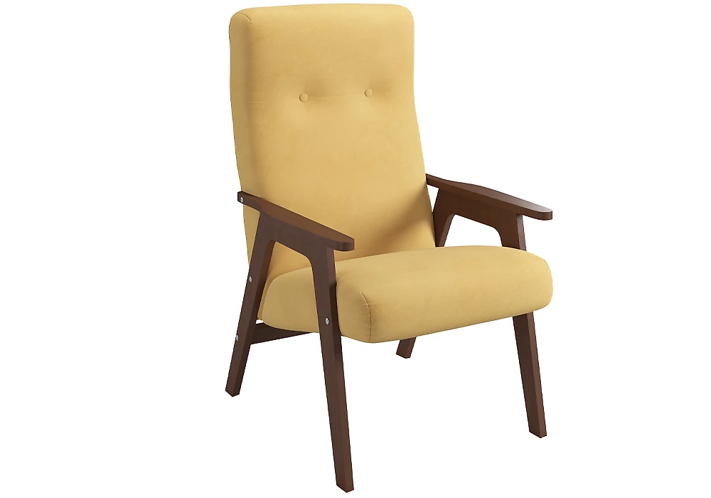 кресло желтого цвета Ретро Еллоу