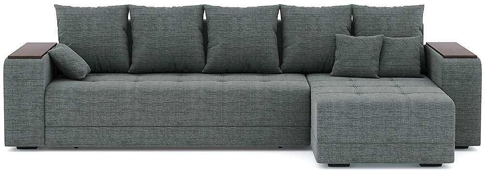 Угловой диван из комбинированного материала Дубай Кантри Дизайн-6