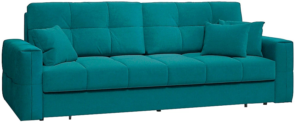 Прямой диван в гостиную Клэр Плюш Азур