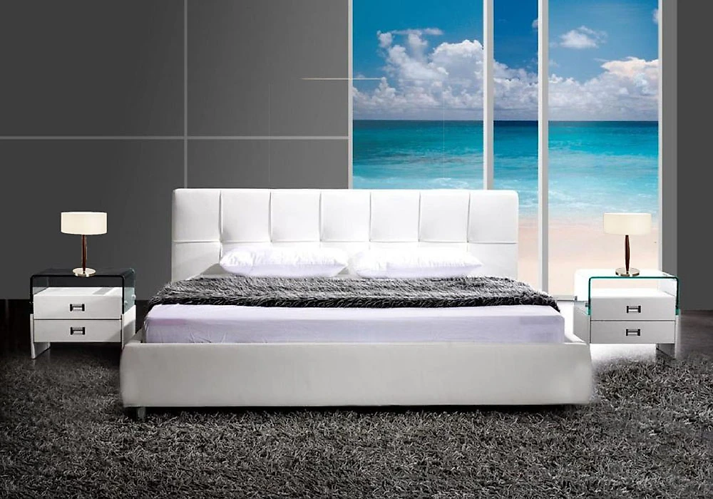 кровать в стиле минимализм Атлантика-3