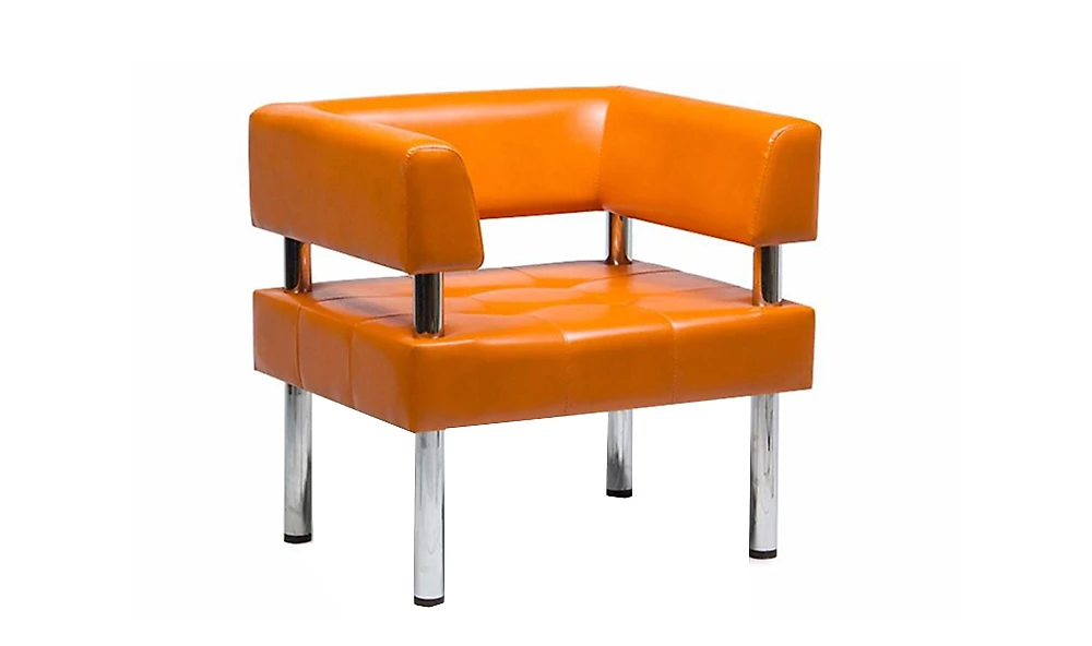Кресло в спальню Бизнес78х78 Оранжевый