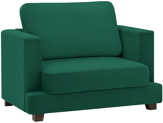 Зелёное кресло Плимут Изумруд