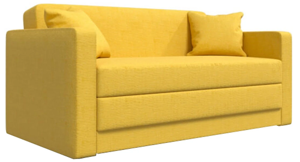 Жёлтый прямой диван Блюз 3-1 Дизайн 3