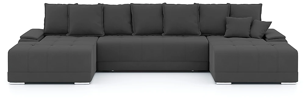 Модульный диван с оттоманкой  Nordviks П П-образный Плюш Дизайн-2