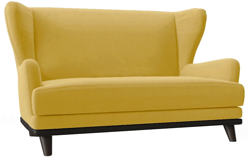 Жёлтый прямой диван Оскар Дизайн 4