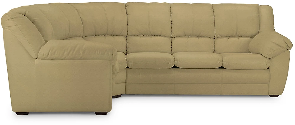 Раскладной кожаный диван Оберон Дизайн 1 кожаный