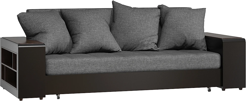 Прямой диван из рогожки Дубай Комби Грей