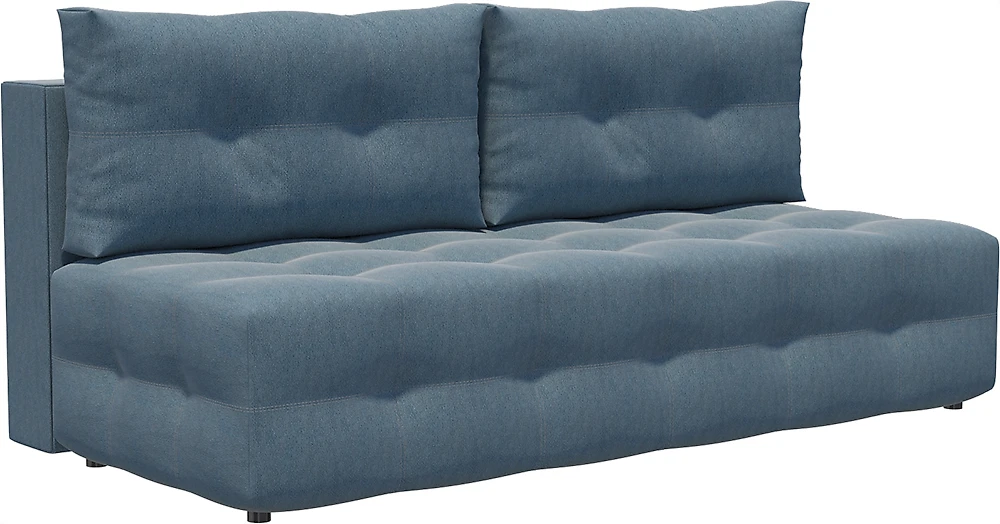 Прямой диван серого цвета Денди Мини Плюш Дизайн 4
