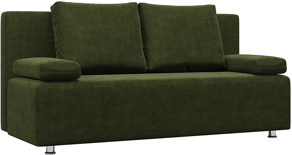 Зелёный диван-кровать Чарли (Парма) Плюш Свамп