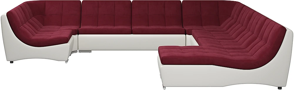  длинный модульный диван Монреаль-10 Марсал